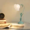 Table Lamp with Floral Shade