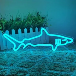Dimmable Shark Neon Sign Large